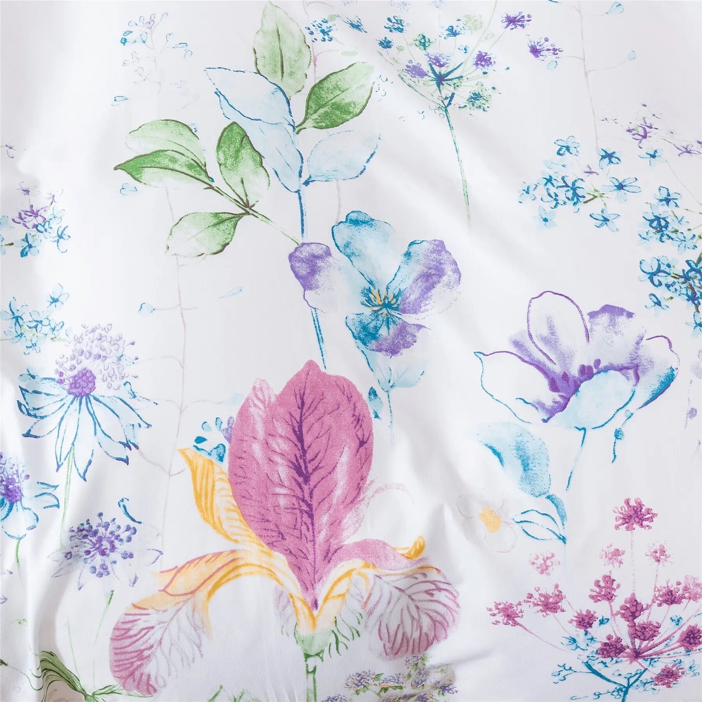Fantasy Flowers Duvet Cover, soft touch.