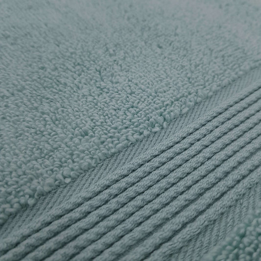Zero Twist Towel 100% Cotton Aquamarine Blue – 600 g/m², extra soft and absorbent