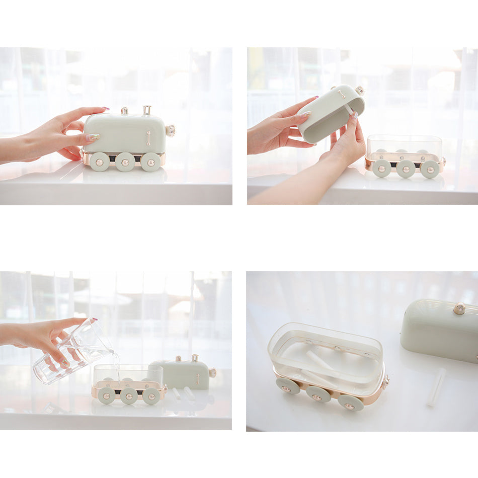 Humidificador Train. Color Verde agua. - Oma Home