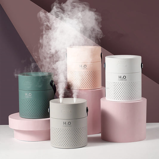 Humidificador Portátil Cylinder. Color Gris claro. - Oma Home