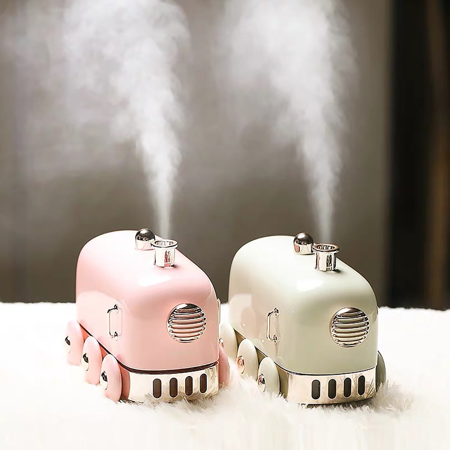 Humidificador Train. Color Verde agua. - Oma Home