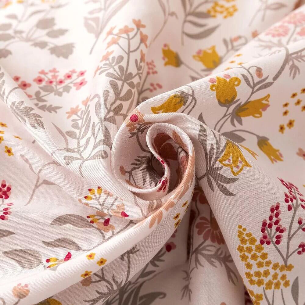 Duvet cover mini spring flower, 100% Cotton.