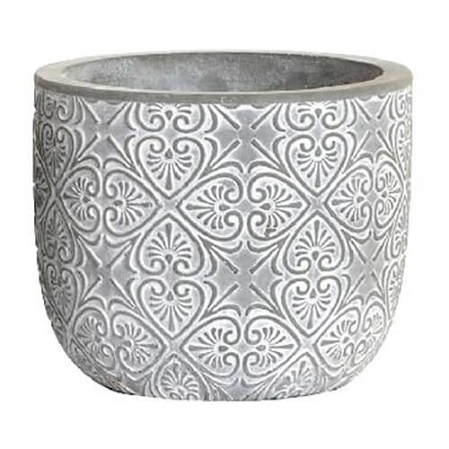 Elegant and Durable Cement Planter with figures. Ideal for Exteriors and Interiors.