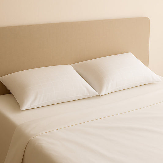 High Firmness Fiber Pillow – Medium height, soft cover and anti-mite protection