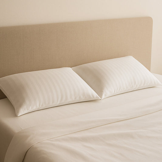 Medium Firmness Fiber Pillow – Hypoallergenic and with double ultra-soft cover
