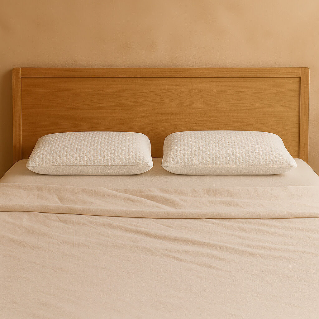 Viscoelastic pillow Medium firmness +18 cm, greater volume and strong build