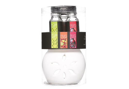 Set quemador de aceite esencial. Frutal - Oma Home